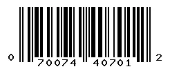 070074407012 barcode
