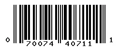 070074407111 barcode