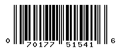 UPC barcode number 070177515416