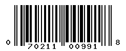 UPC barcode number 070211009918