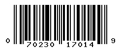 UPC barcode 070230170149