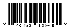 UPC barcode number 070253109690