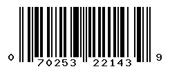070253221439 barcode