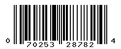 UPC barcode 070253287824