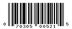 upc 070305005215 barcode image