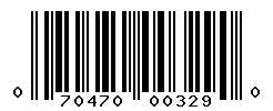 UPC barcode number 070470003290