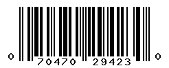 UPC barcode number 070470294230