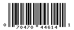 UPC barcode number 070470446141