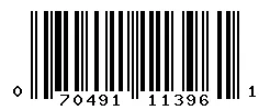UPC barcode 070491113961