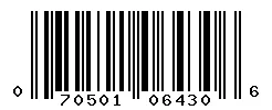 070501064306 barcode