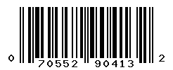 UPC barcode number 070552904132