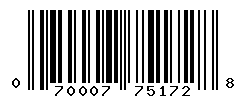 Upc 070775172080 Lookup Barcode Spider