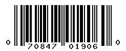 UPC barcode number 070847019060