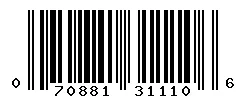 070881311106 barcode