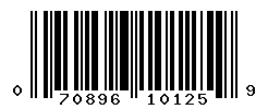 UPC barcode number 070896101259
