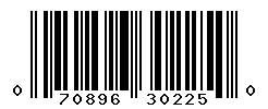 UPC barcode number 070896302250