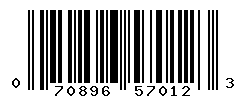 UPC barcode number 070896570123