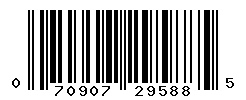 UPC barcode number 070907295885