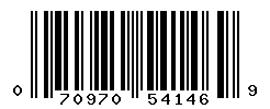 UPC barcode number 070970541469
