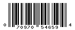 UPC barcode number 070970546594