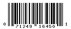 071249164501 barcode