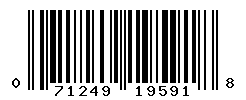 UPC barcode number 071249195918