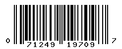 UPC barcode number 071249197097