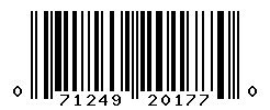 upc 071249201770 barcode image