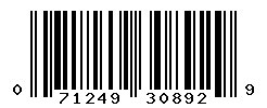 UPC barcode number 071249308929