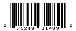 UPC barcode number 071249314890