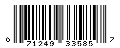 UPC 071249335857 barcode image