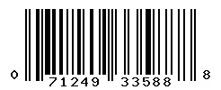 UPC 071249335888 barcode image