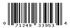 UPC barcode number 071249339534