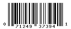 UPC barcode 071249373941
