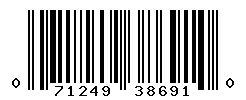 UPC barcode number 071249386910