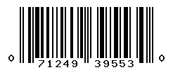 UPC barcode number 071249395530