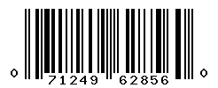 UPC barcode number 071249628560