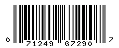 071249672907 barcode