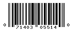 UPC barcode 071403055140