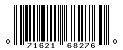 UPC barcode 071621682760