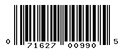 upc 071627009905 barcode image