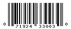 upc 071924330030 barcode image