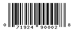 UPC barcode number 071924900028