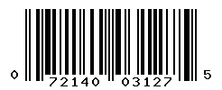 UPC barcode number 072140031275