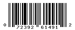 072392614912 barcode