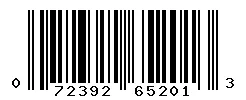 072392652013 barcode