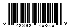 072392850259 barcode