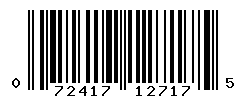 UPC barcode number 072417127175