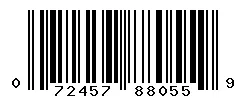 UPC barcode 072457880559