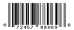 upc 072457880696 barcode image